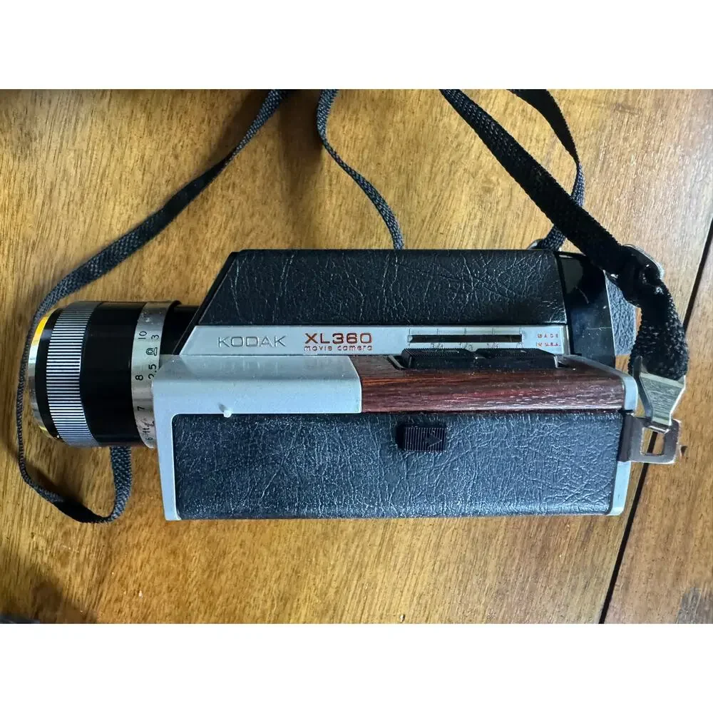 Vintage Kodak XL360 Super 8 Movie Camera Box Manual Ektar Zoom Untested